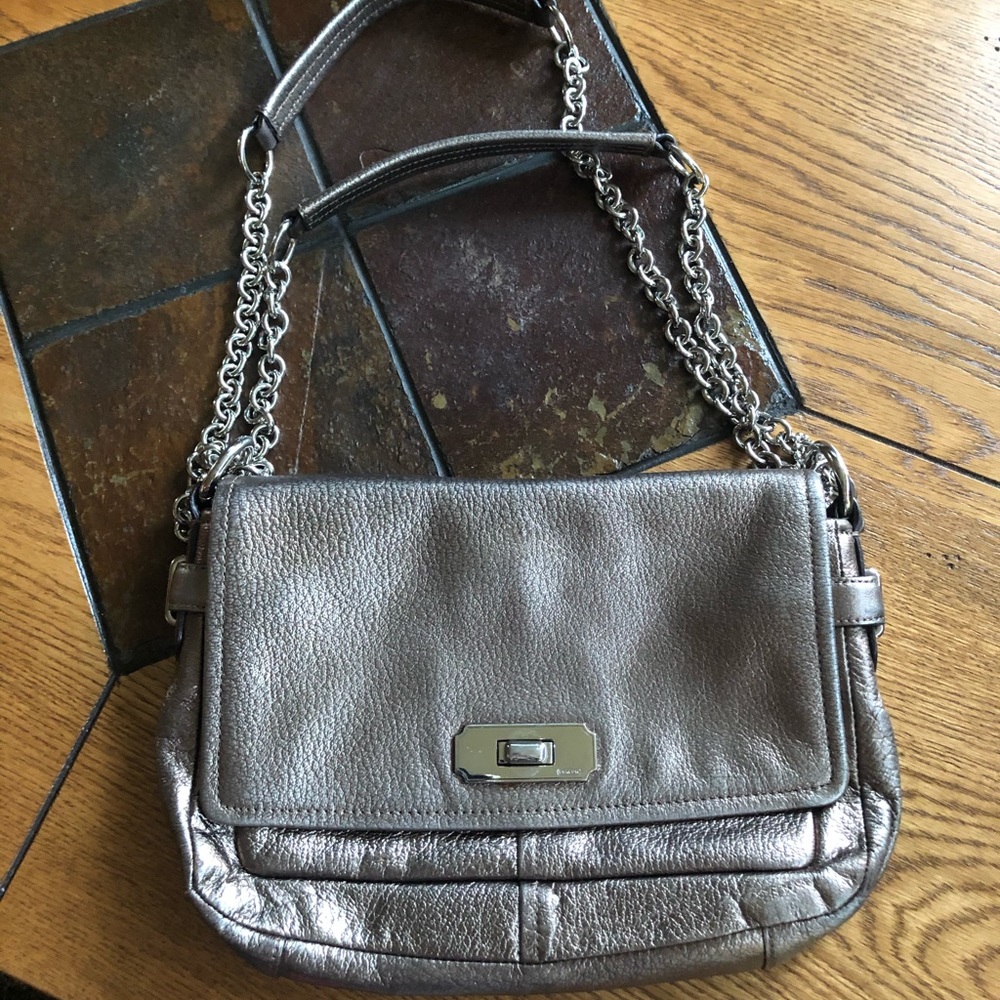 Metallic Gold COACH Purse
